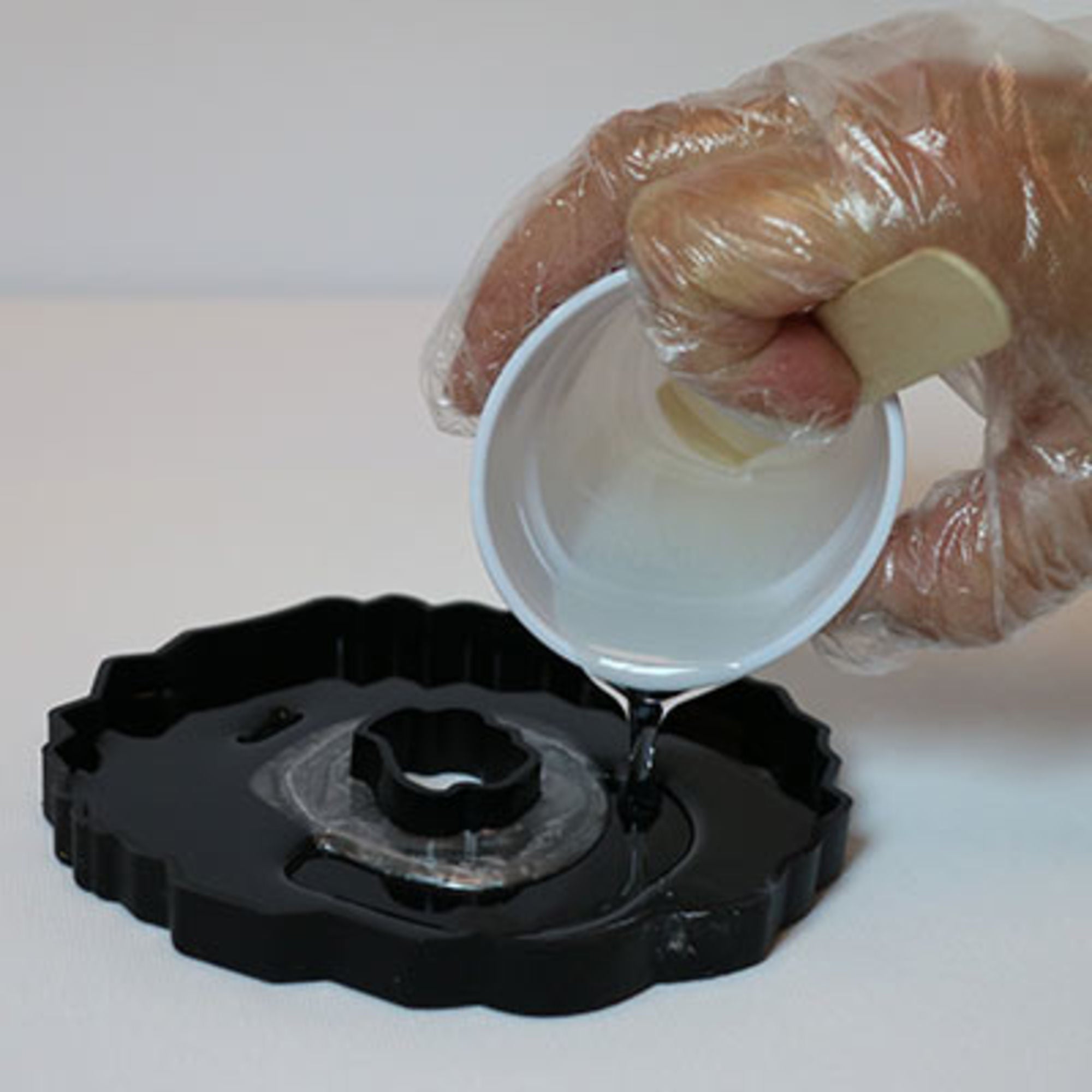 4DXCM00020-4 Silicone Moulds - Geode Coasters