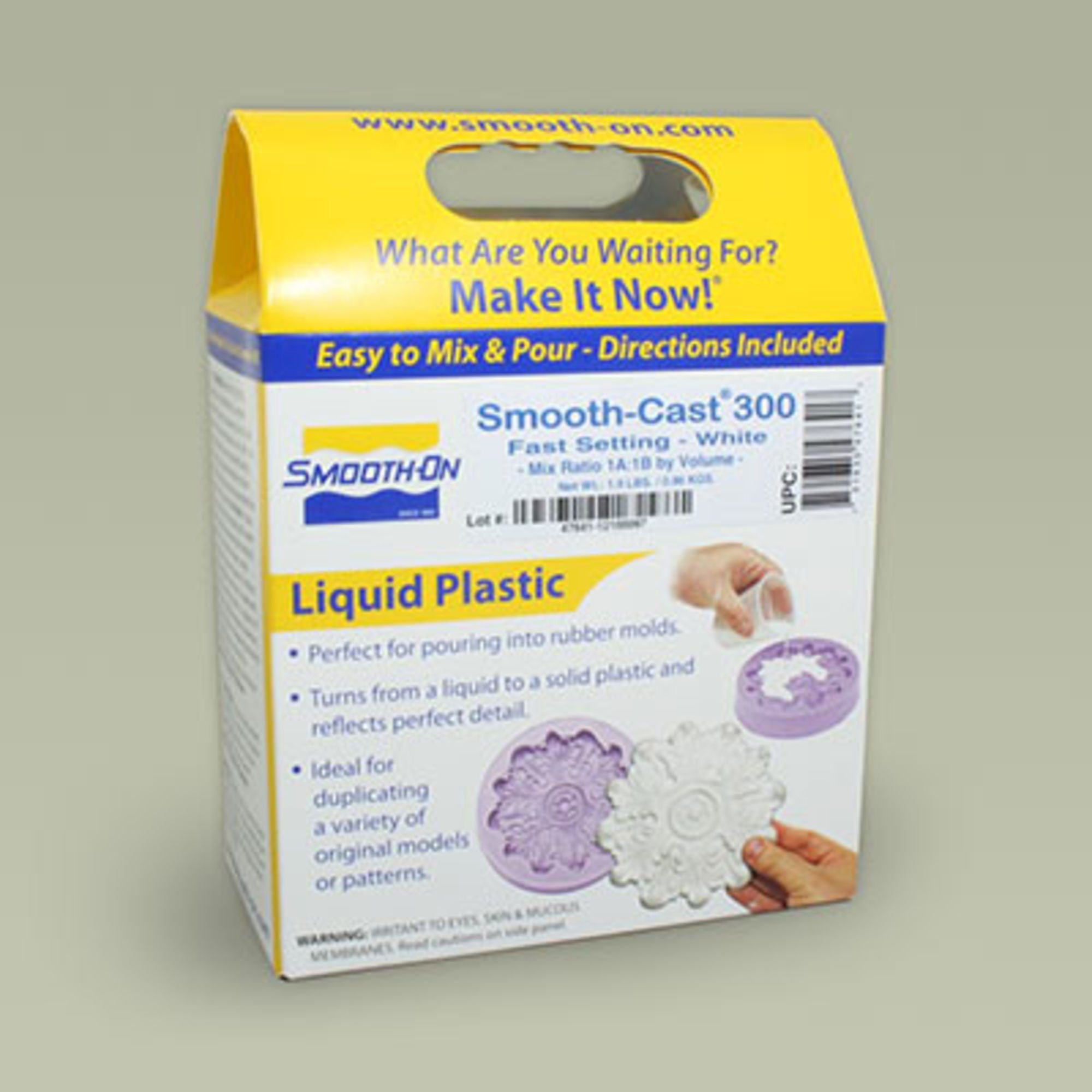 4DXCR20011-2 Smooth-Cast 300 White