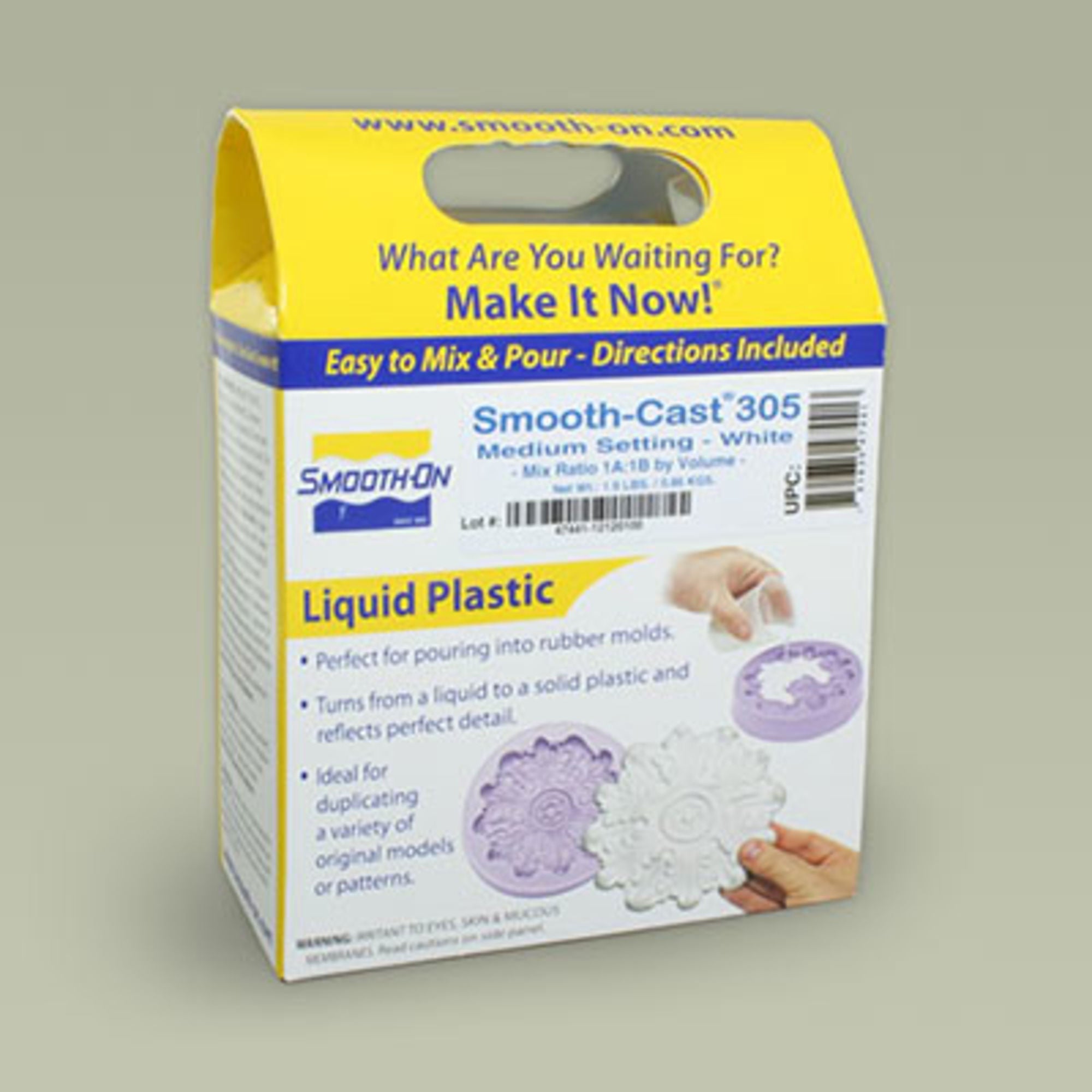 4DXCR20027-2 Smooth-Cast 305 White