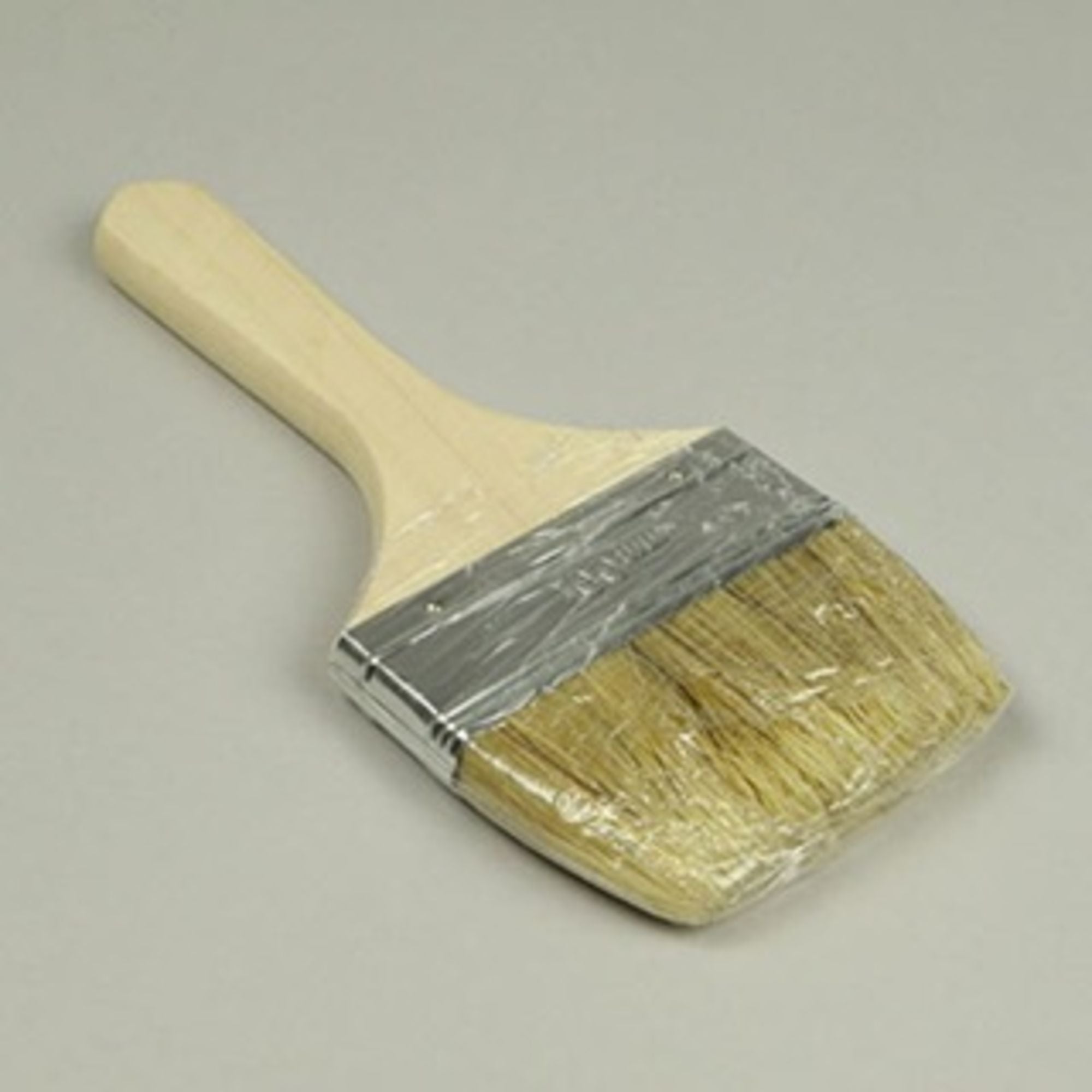 4DXFB20157 [file:4DXFB20157-1.jpg] Brush, Natural Bristles, Wood Handle - 100mm