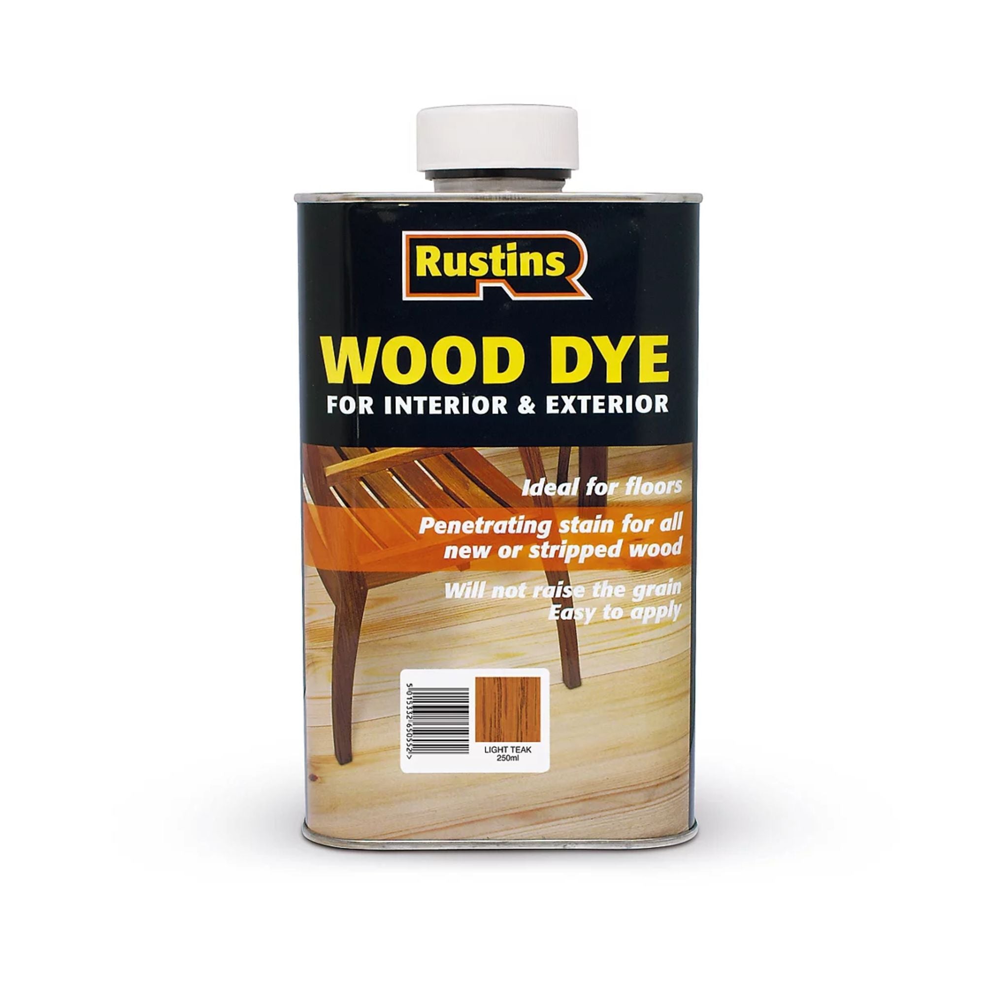 4DXFT02019 [file:4DXFT02019-1.jpg] Wood Dye Light Teak, 250ml