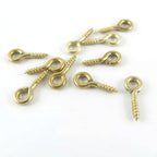 4DXGA20001-1 [file:4DXGA20001-1.jpg] Brassed Screw Eyes