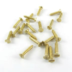 4DXGA20002 [file:4DXGA20002-1.jpg] Brass Screw No.1 6.4mm (20 pcs)