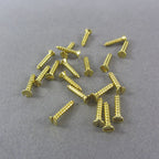 4DXGA20009 [file:4DXGA20009-1.jpg] Brass Screw No.1 9.5mm (20 pcs)
