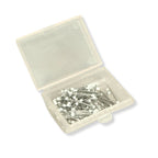 4DXGA30048-2 [file:4DXGA30048-2.jpg] Pins 20mm Long White Top (150 pcs)