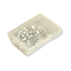 4DXGA30048-3 [file:4DXGA30048-3.jpg] Pins 20mm Long White Top (150 pcs)