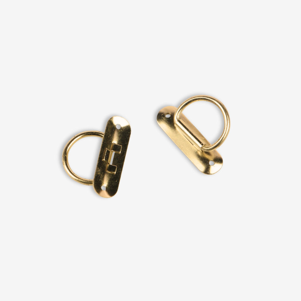 4DXGA90022-1 [file:4DXGA90022-1.jpg] Hoop On Plate, Brassed (2 pcs)