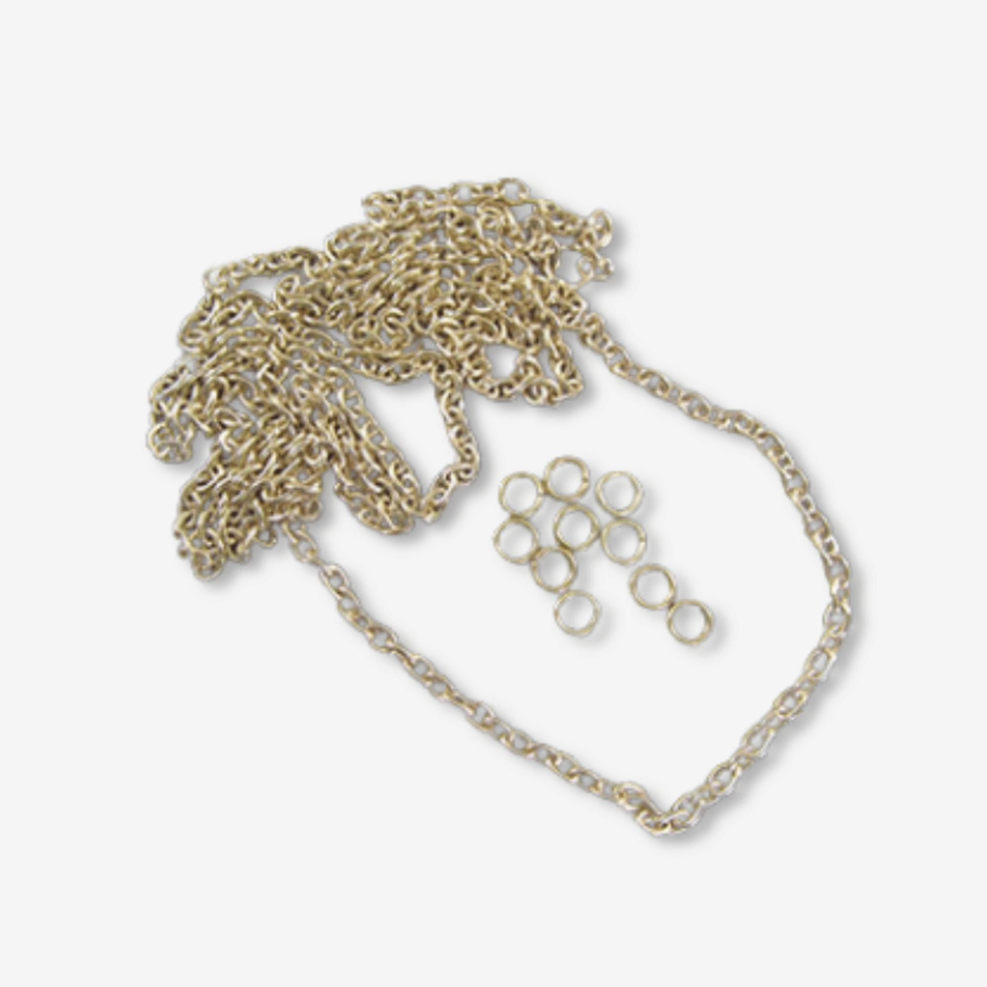 4DXGC00002 [file:4DXGC00002-1.jpg] Chain, Brass 8 Links per 25mm