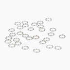 4DXGD00007 [file:4DXGD00007-1.jpg] Jump Rings Silver Effect (30 pcs)