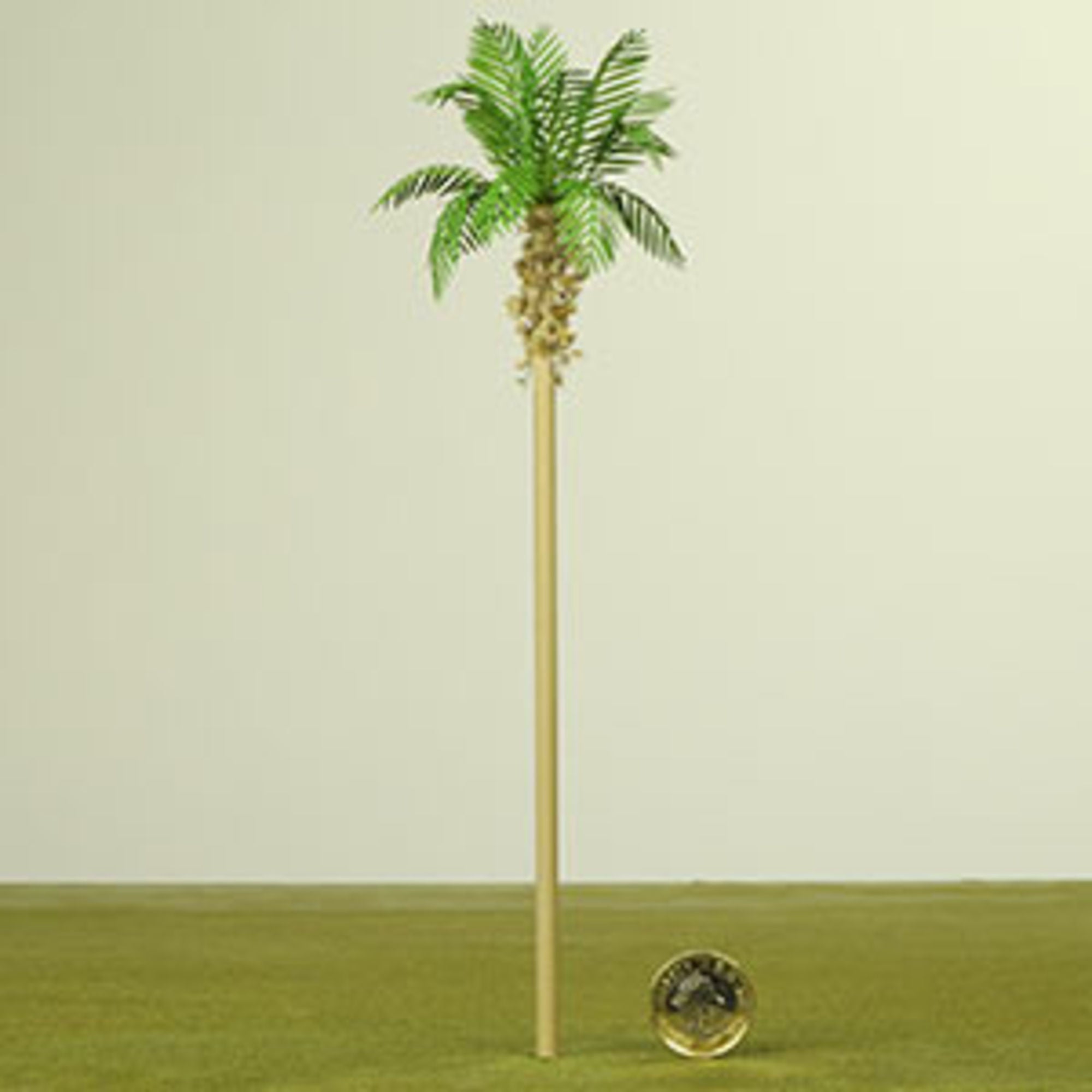 4DXLT30003-2 Palm Tree Light Green