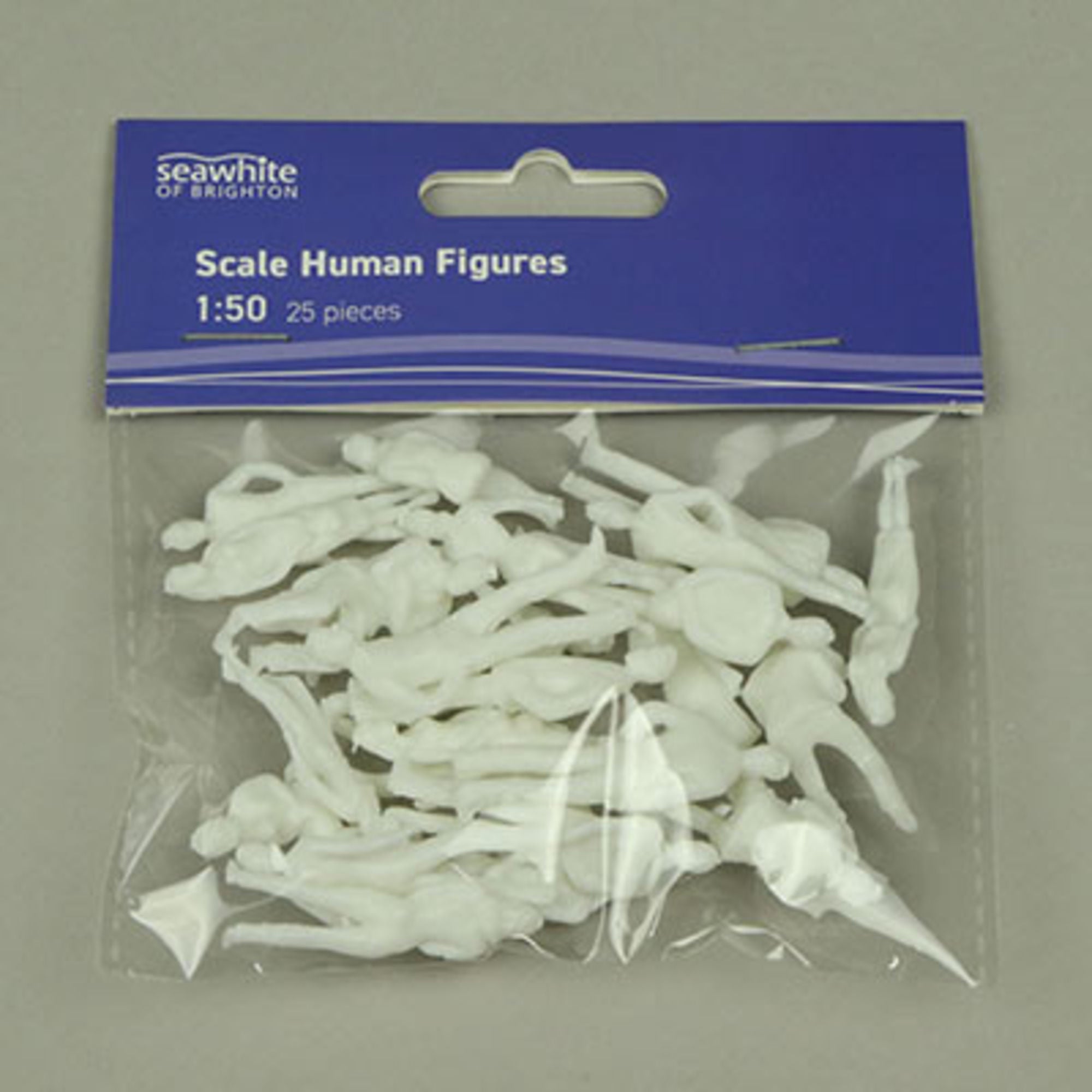 4DXMF10524-2 1:50 Figures Assorted White (25 pcs)