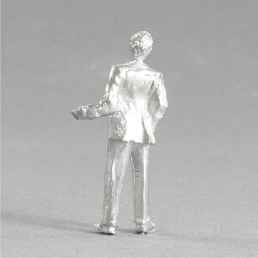 1:50 Smart Male With Raised Left Hand