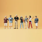 4DXMF10800 [file:4DXMF10800-1.jpg] 1:87 Figures Sightseeing Set Painted (6 pcs)