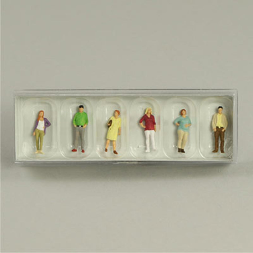 4DXMF10836-2 [file:4DXMF10836-2.jpg] 1:87 Figures Passers By Standing Painted (6 pcs)