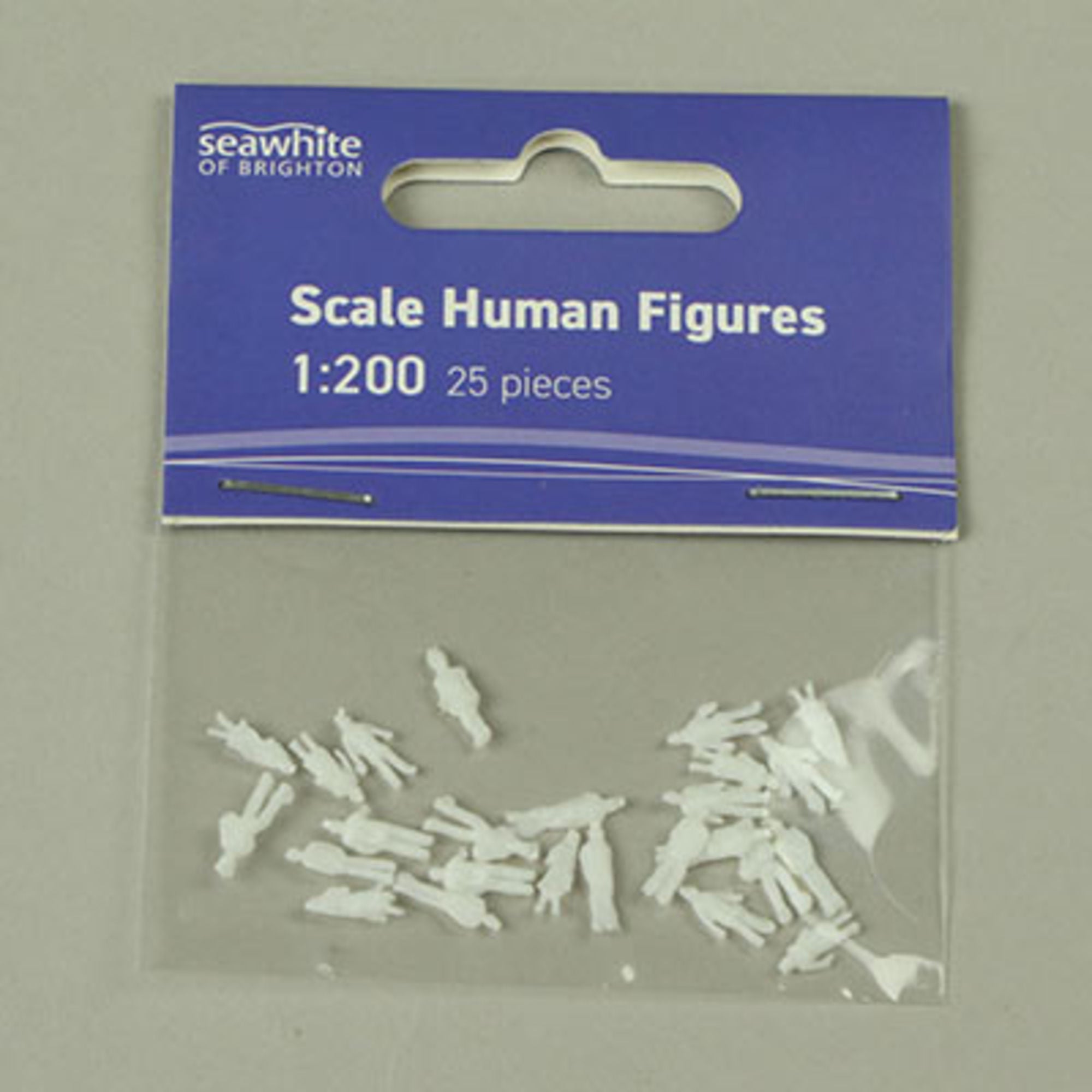4DXMF12018-2 1:200 Figures Assorted White (25 pcs)