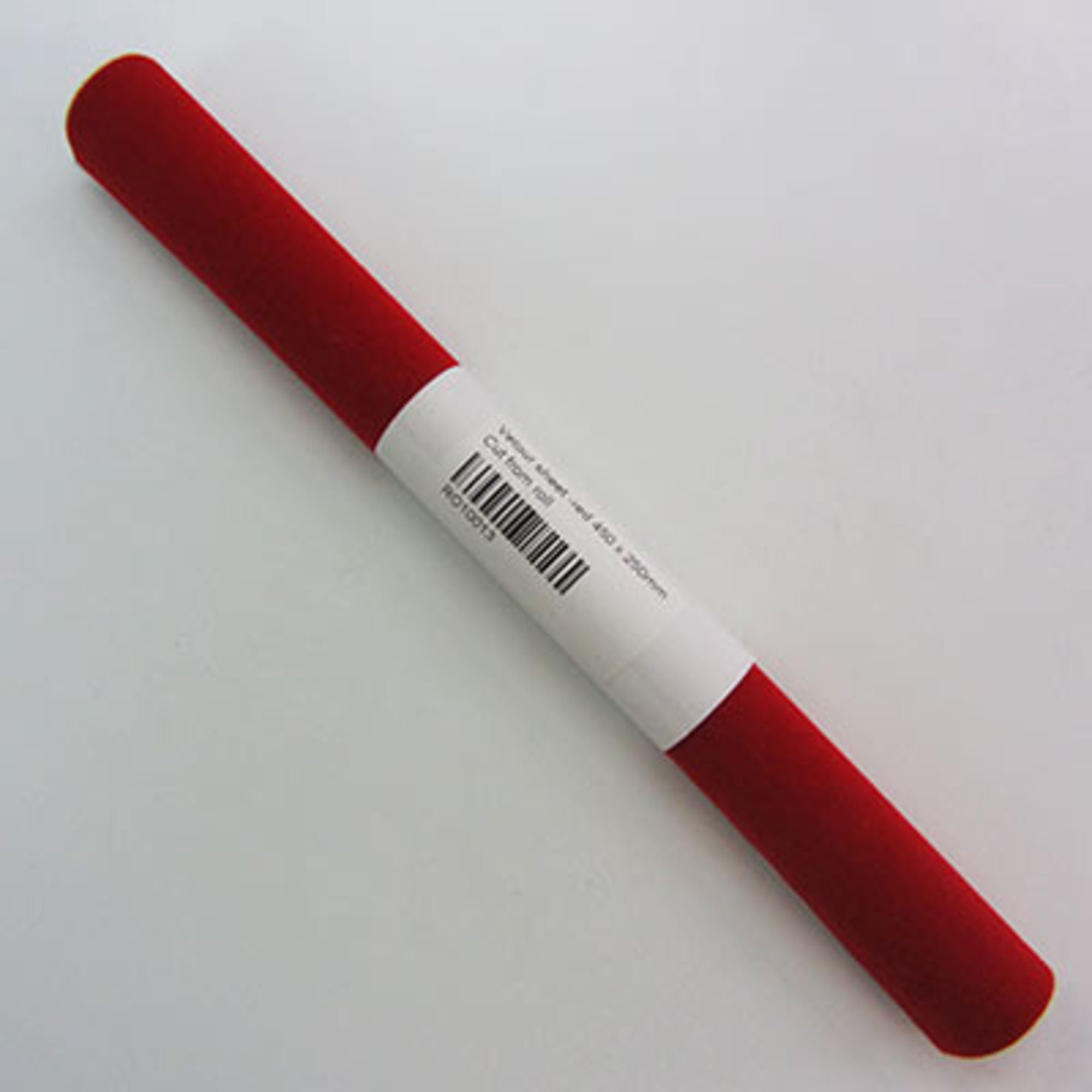 4DXRO10004 [file:4DXRO10004-1.jpg] Velour Sheet Red 450mm x 1m