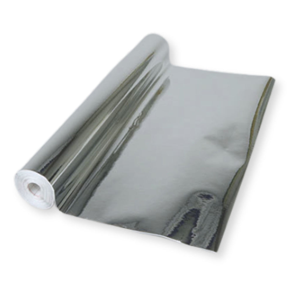4DXRR10021-1 Self Adhesive Film Silver Mirror Effect