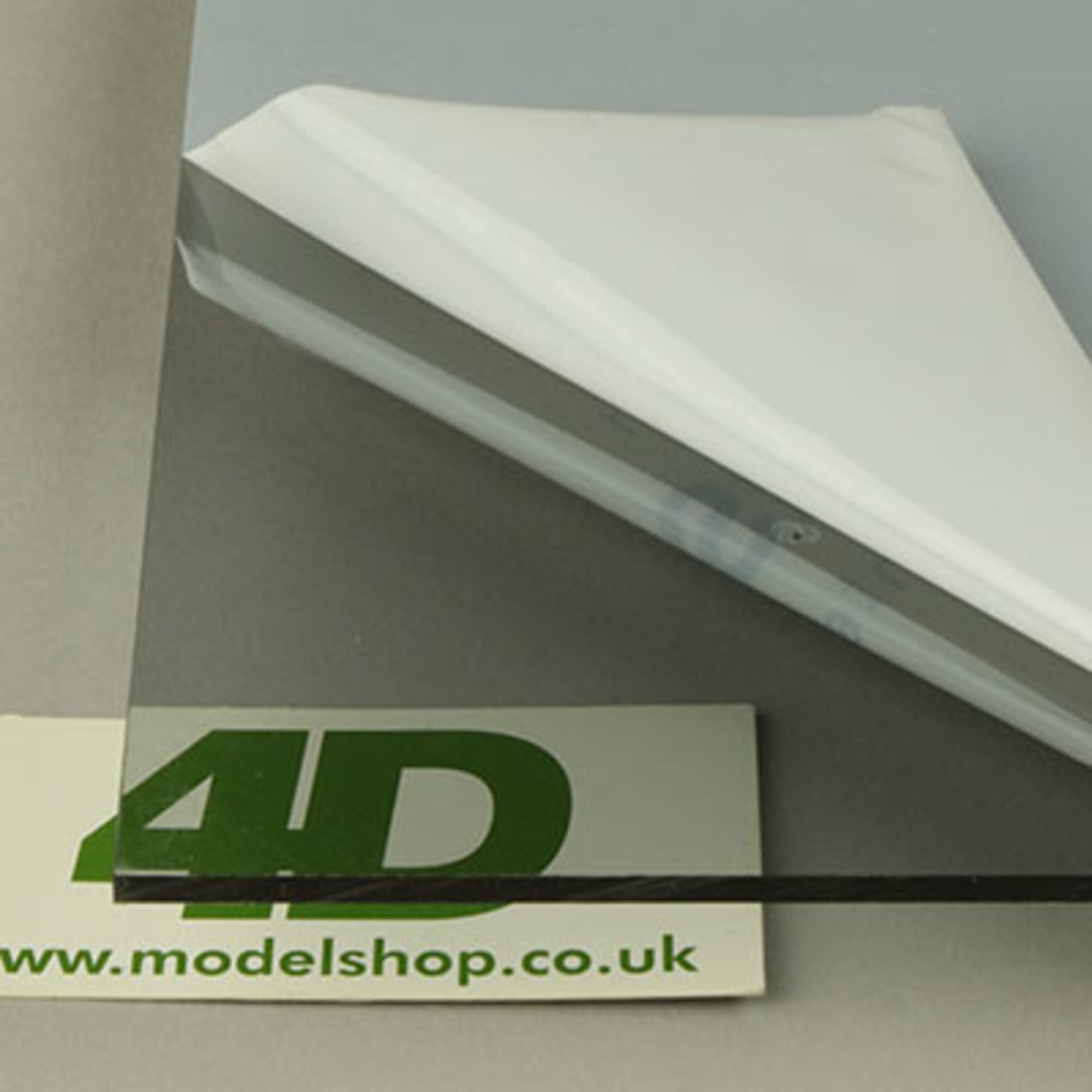 4DXRS30041 [file:4DXRS30041-1.jpg] Acrylic Tinted Colours, 3.0 x 505 x 500mm - Light Grey Tint