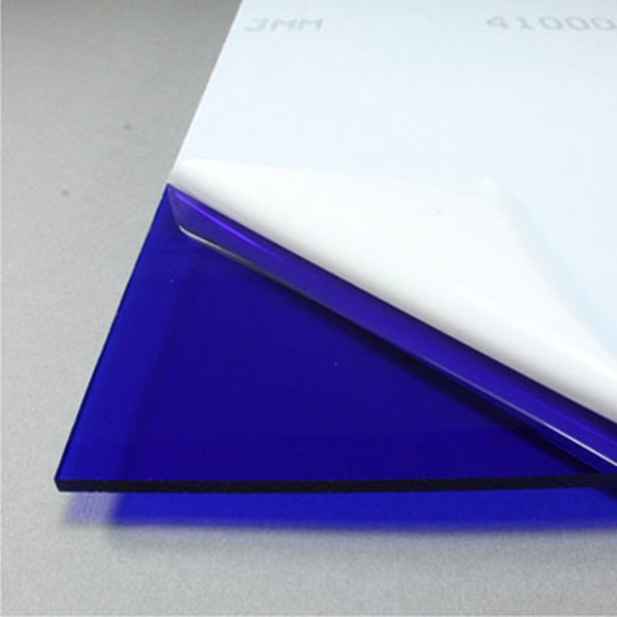 4DXRS30235 [file:4DXRS30235-1.jpg] Acrylic Tinted Colours, 3.0 x 505 x 1015mm - Dark Blue Tint