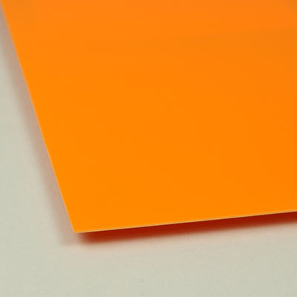 4DXRS40174 [file:4DXRS40174-1.jpg] HIPS Sheet Coloured 1.0 x 457 x 305mm, Orange