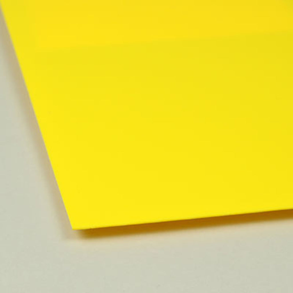 HIPS Sheet Coloured 1.0 x 457 x 305mm, Yellow (3 pcs)