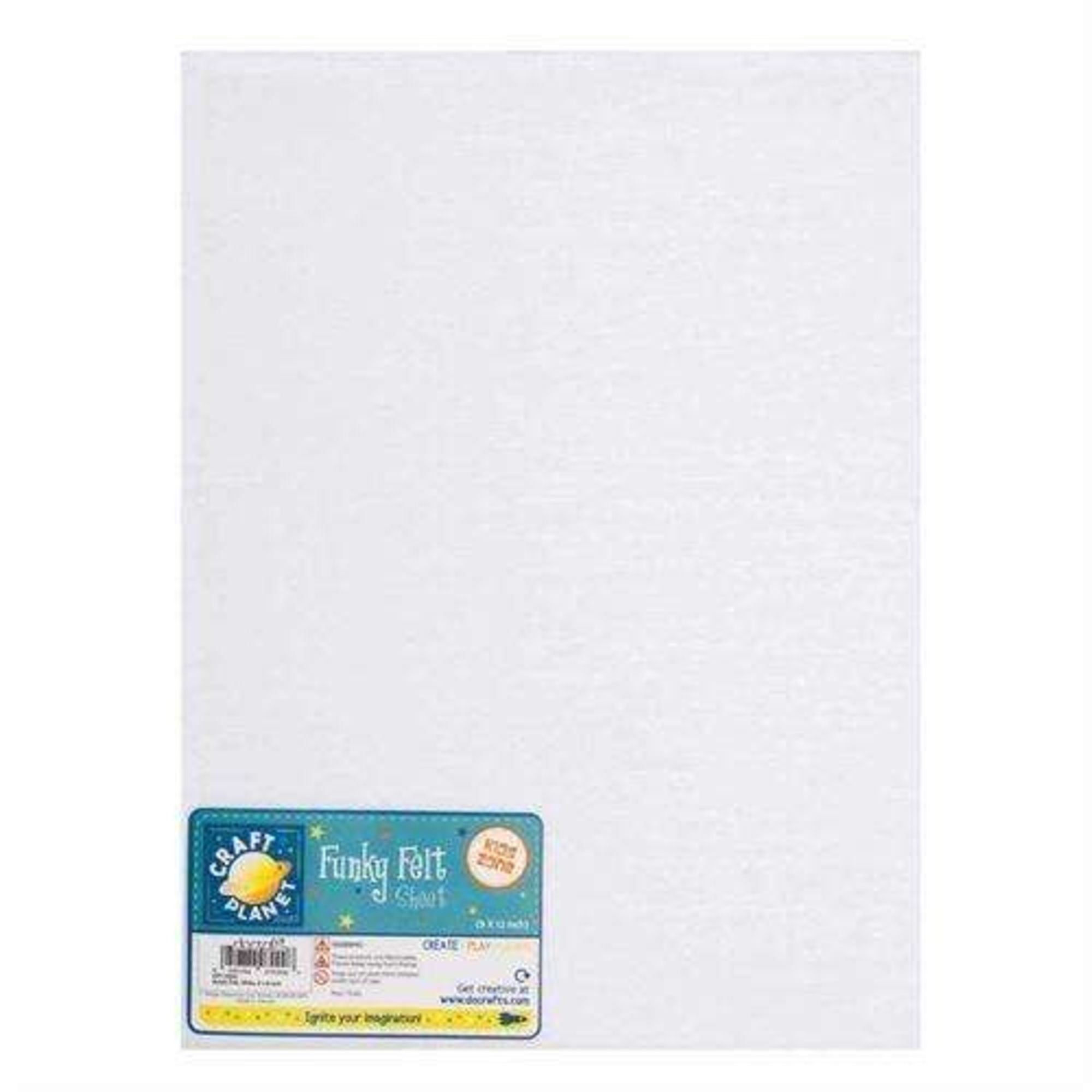 4DXRT01000 [file:4DXRT01000-1.jpg] Funky Felt 225 x 295mm White