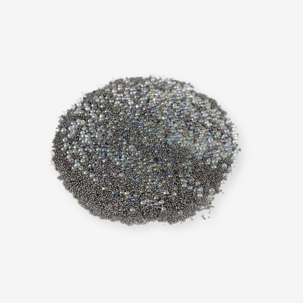 4DXSB40010-1 Micro Balls, Black Glass