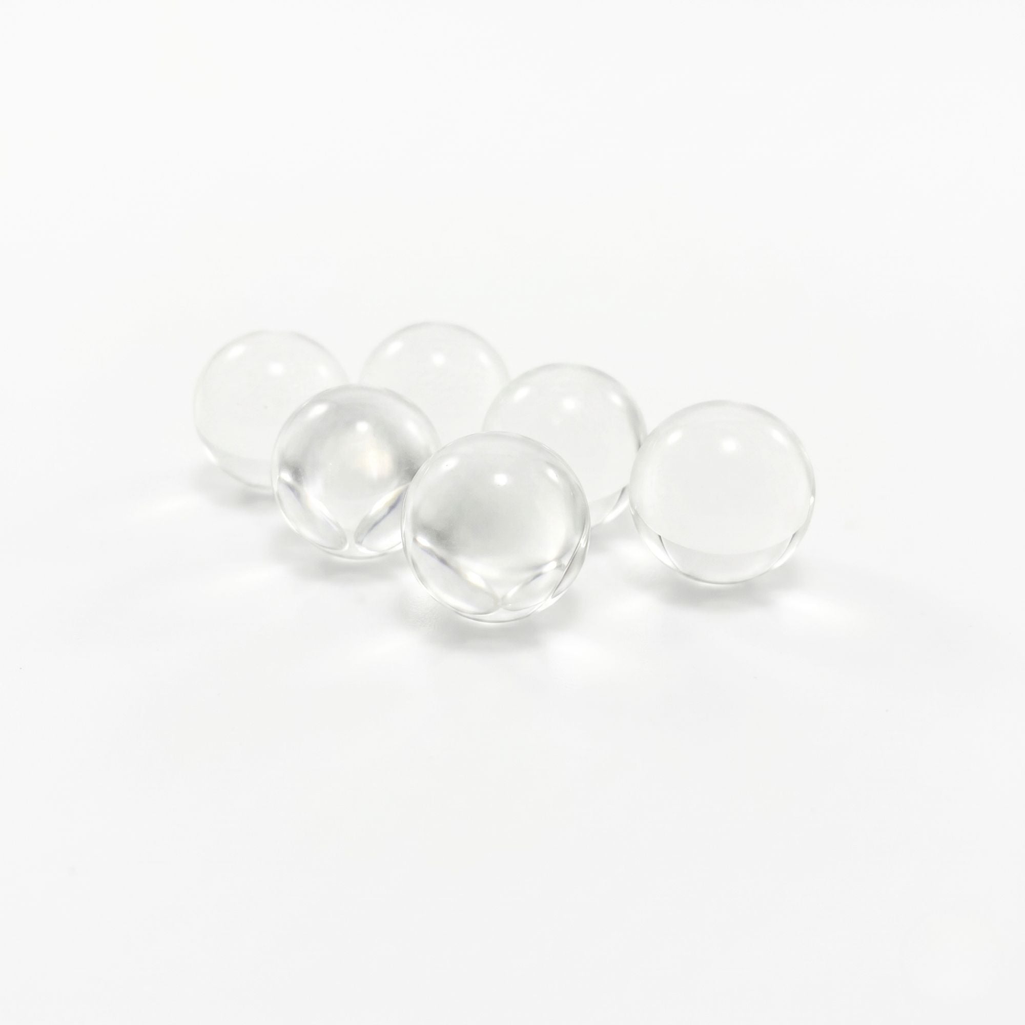 4DXSB71273 [file:4DXSB71273-1.jpg] Acrylic Ball Solid, Clear, 12.7mm (50 pcs)