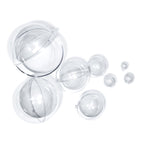 4DXSB73050-3 [file:4DXSB73050-3.jpg] Acrylic Ball, 2 Piece, Clear