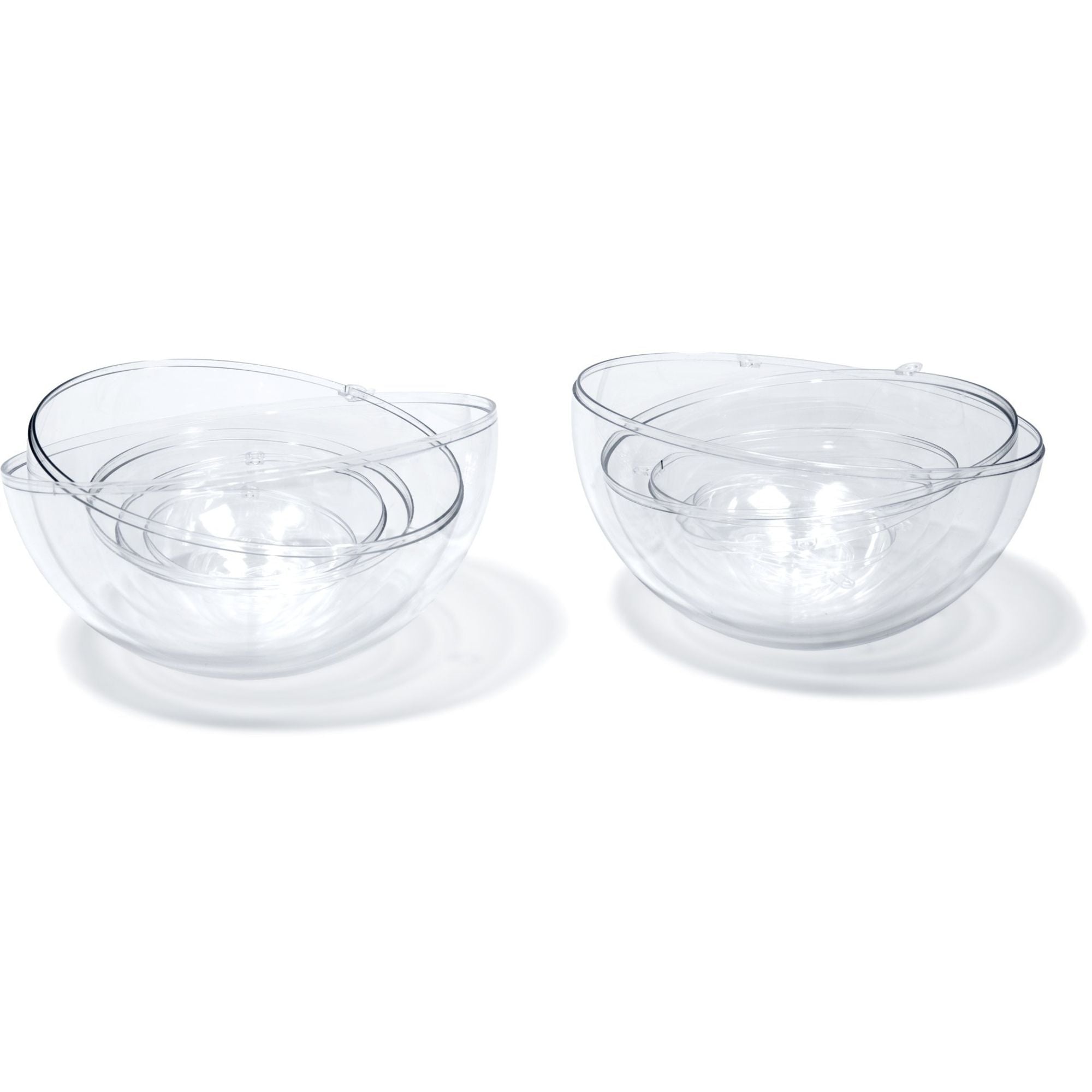 4DXSB73050-4 [file:4DXSB73050-4.jpg] Acrylic Ball, 2 Piece, Clear