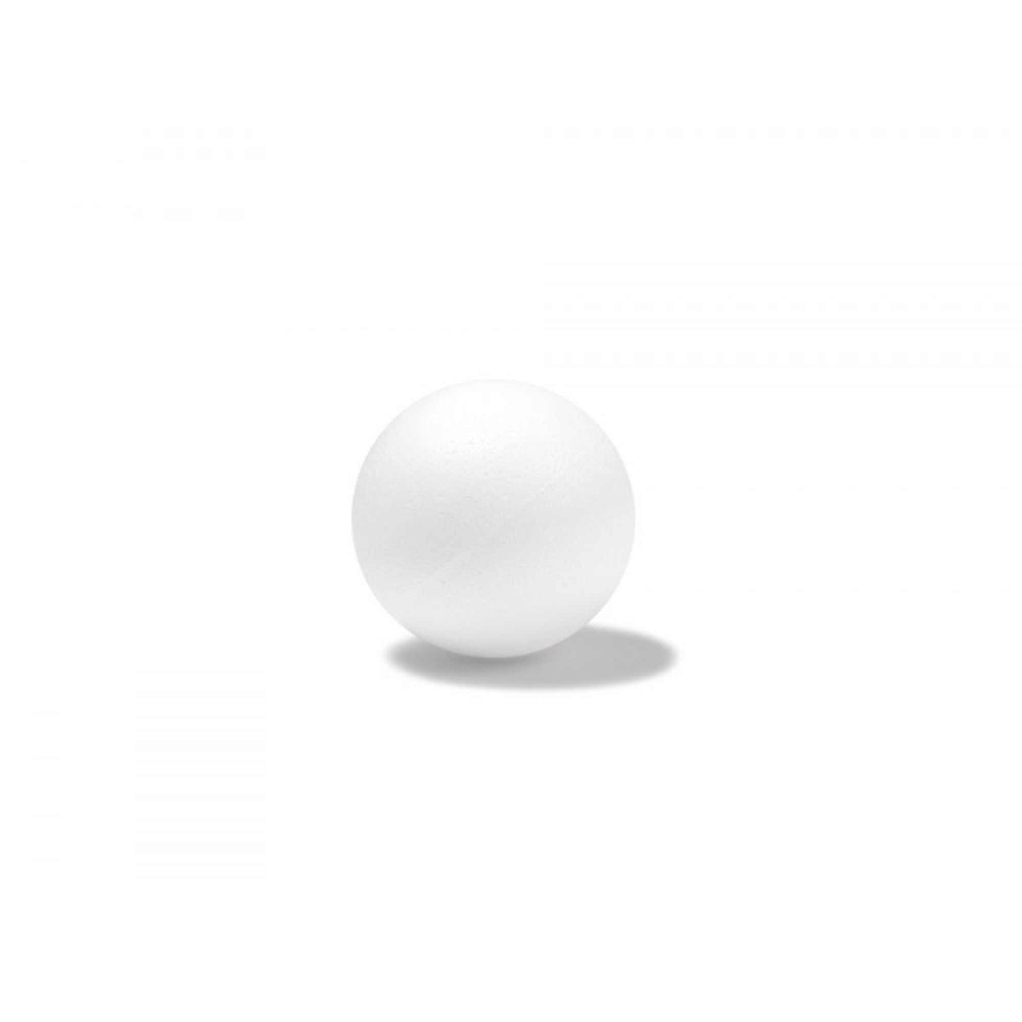 4DXSB91105 [file:4DXSB91105-1.jpg] Polystyrene Ball, 100mm (10 pcs)
