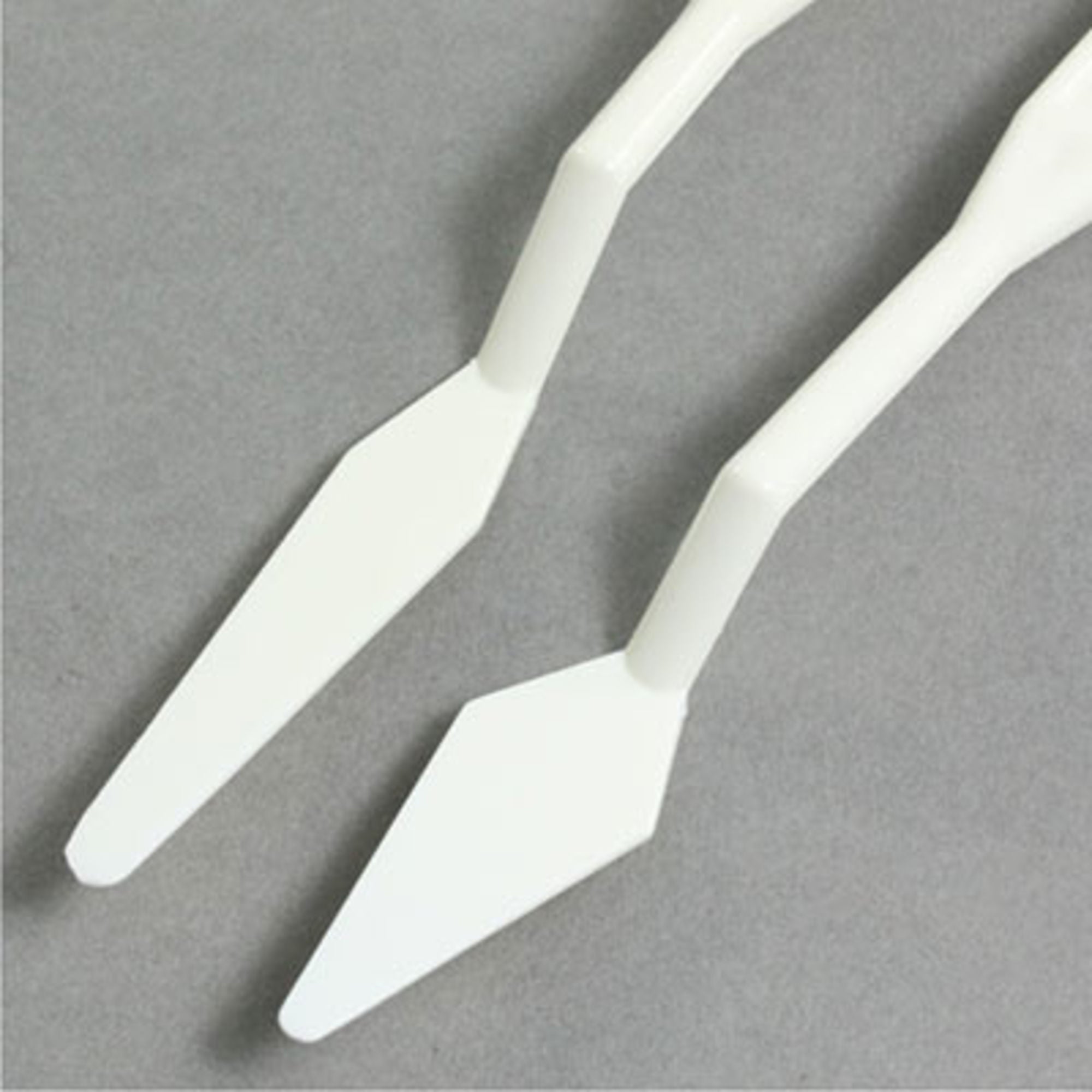 4DXTC00023-3 Palette Knives, White Nylon(5 pcs)