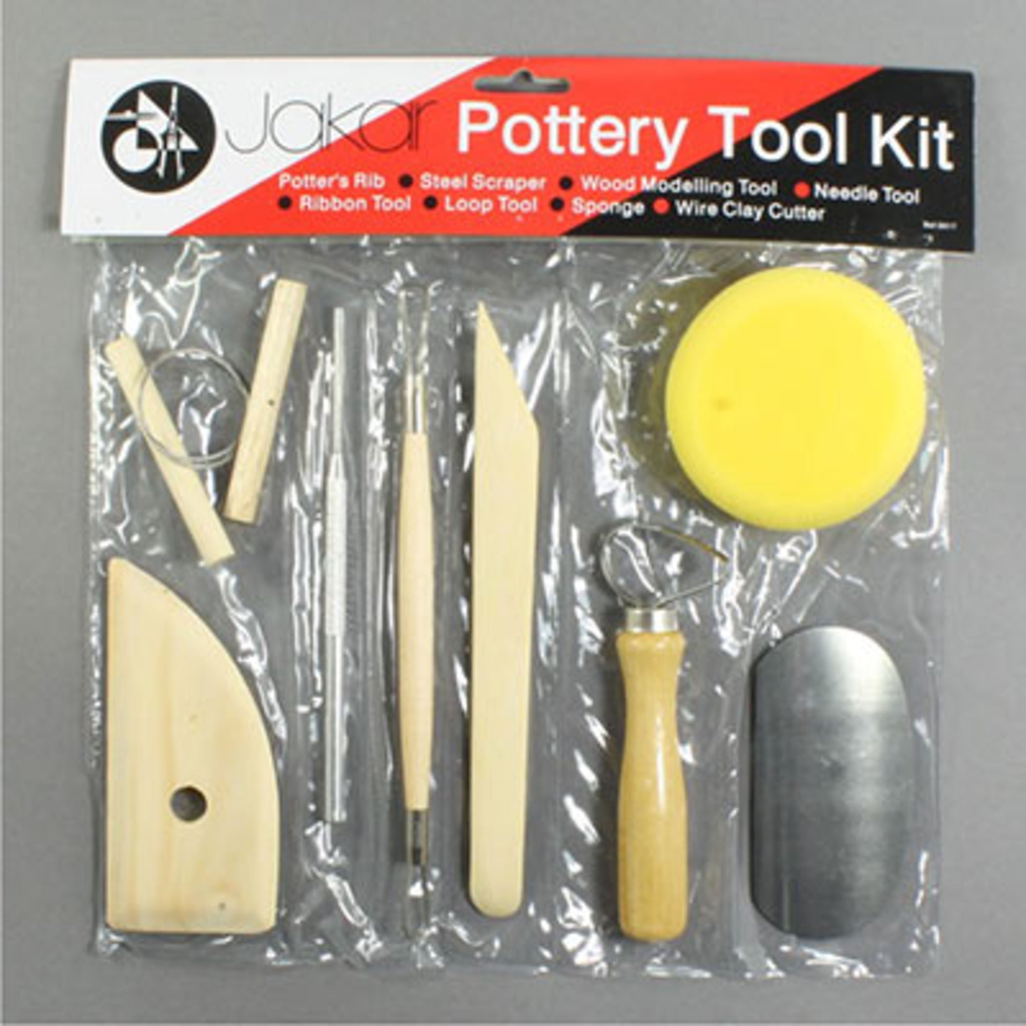 4DXTC00028-1 Pottery Tool Kit 8-Piece