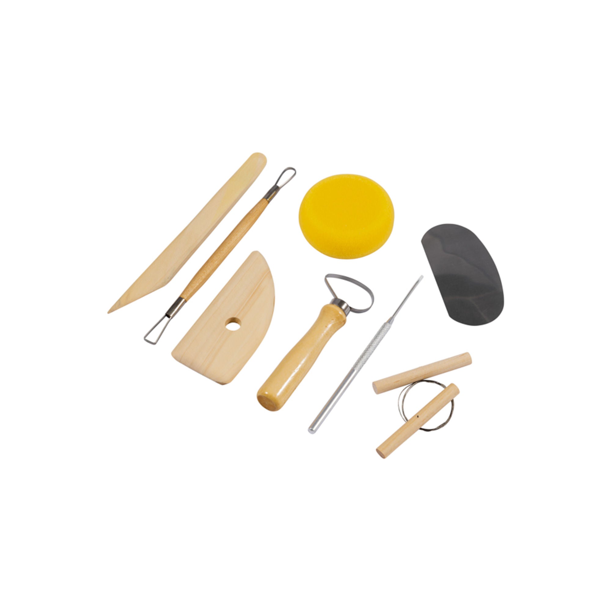 4DXTC00028-2 Pottery Tool Kit 8-Piece