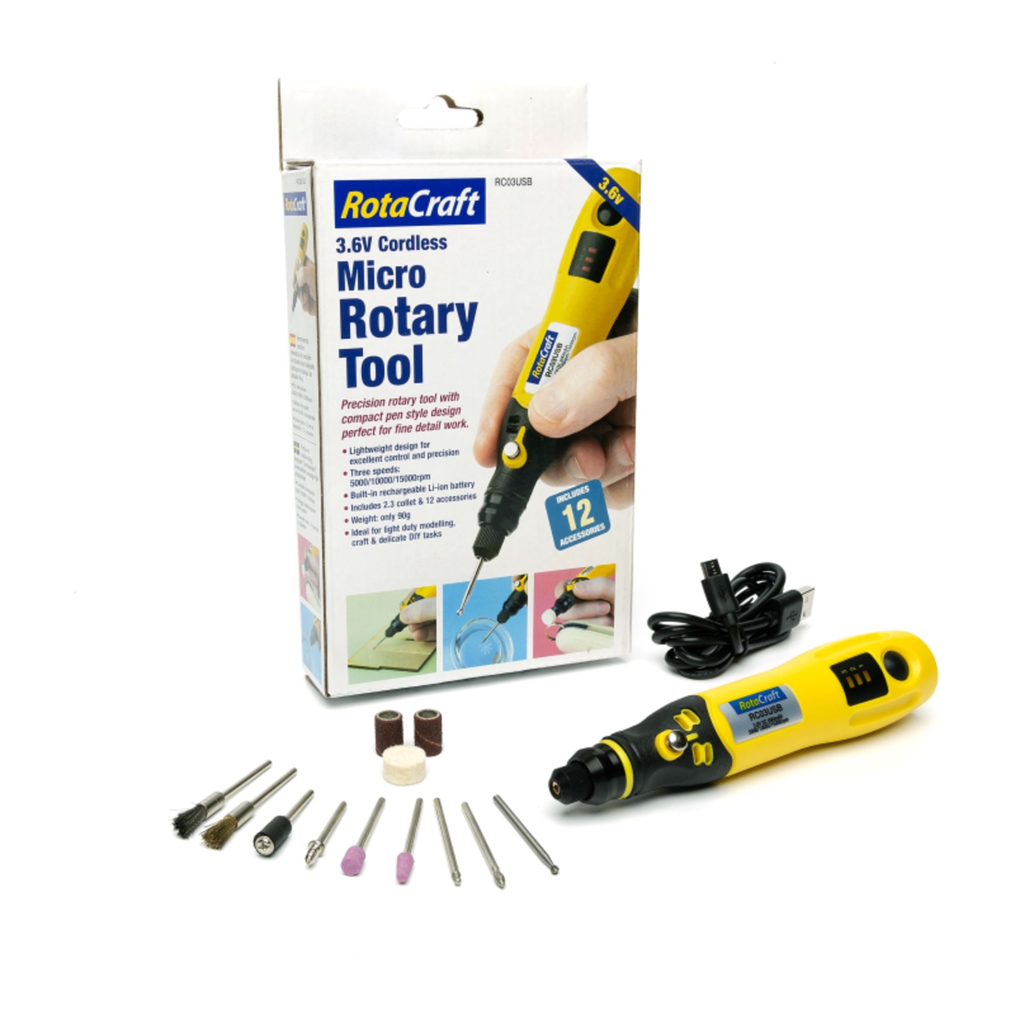 4DXTE12011 [file:4DXTE12011-1.jpg] Rotacraft tool rechargeable RC03USB