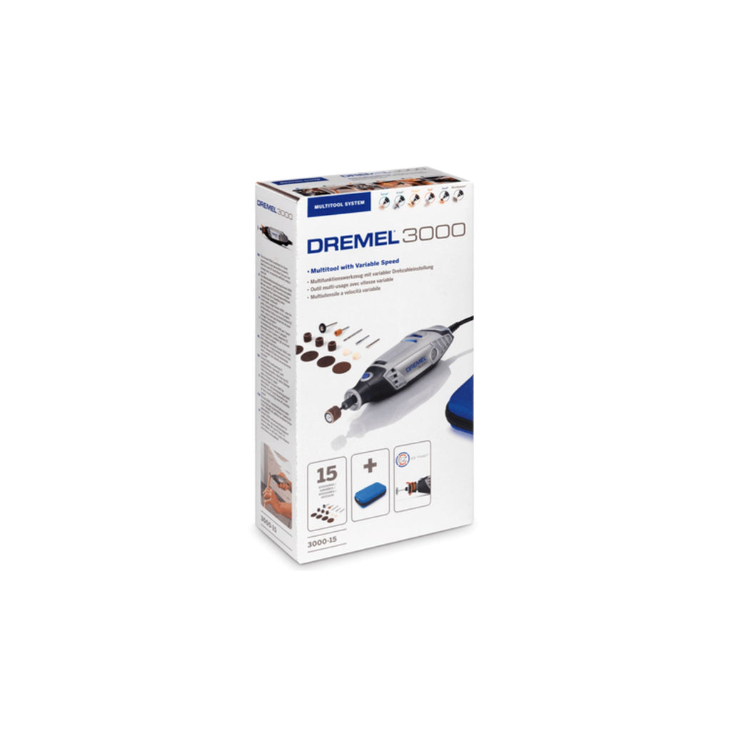 4DXTE14001-3 Dremel 3000 Series 130W Electric Multi-Tool Kit