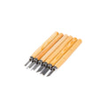 4DXTH20000-1 Wood Carving Mini Chisel Set (6 pcs)