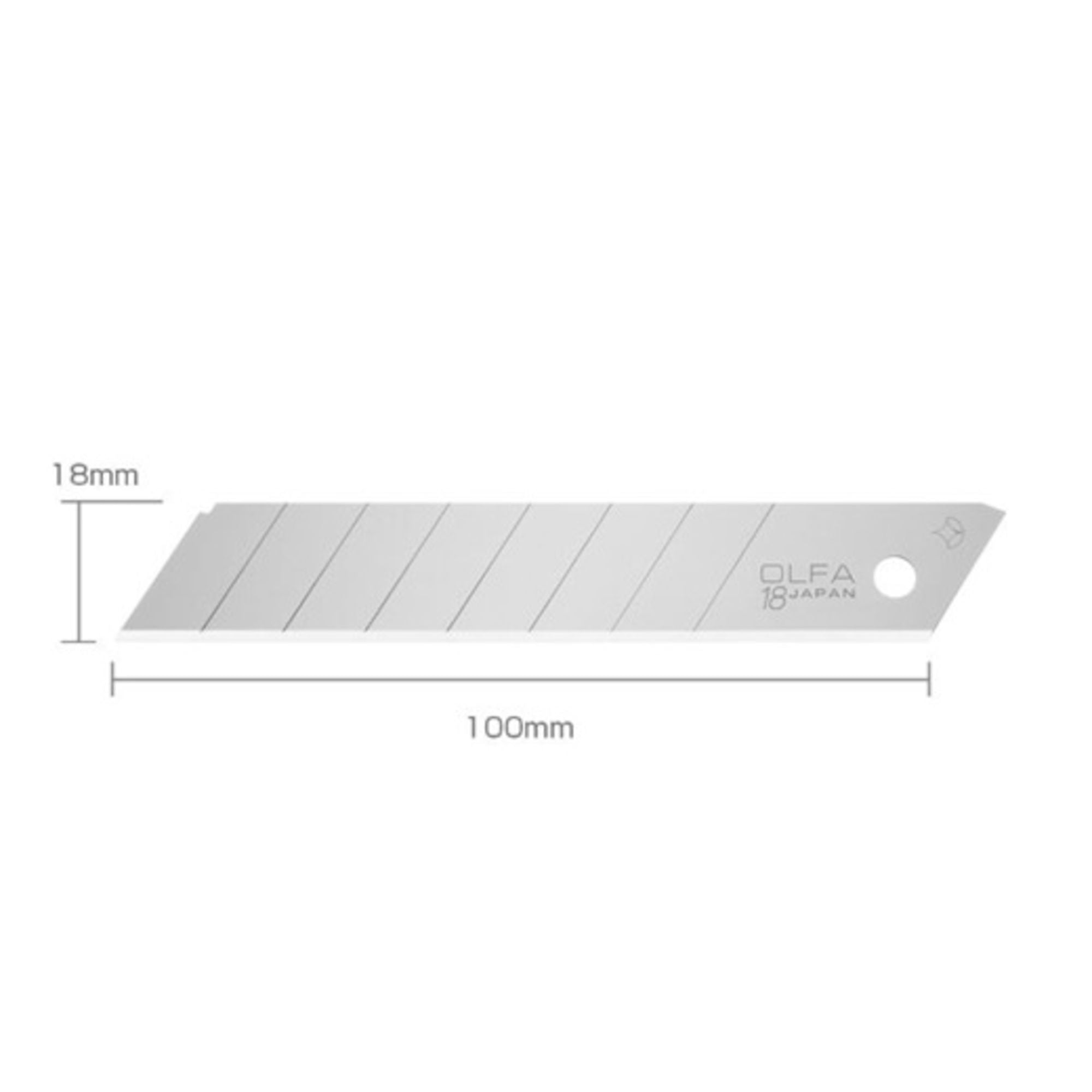 4DXTK30006-2 [file:4DXTK30006-2.jpg] Retractable Knife, Olfa Heavy Duty Spare Blades