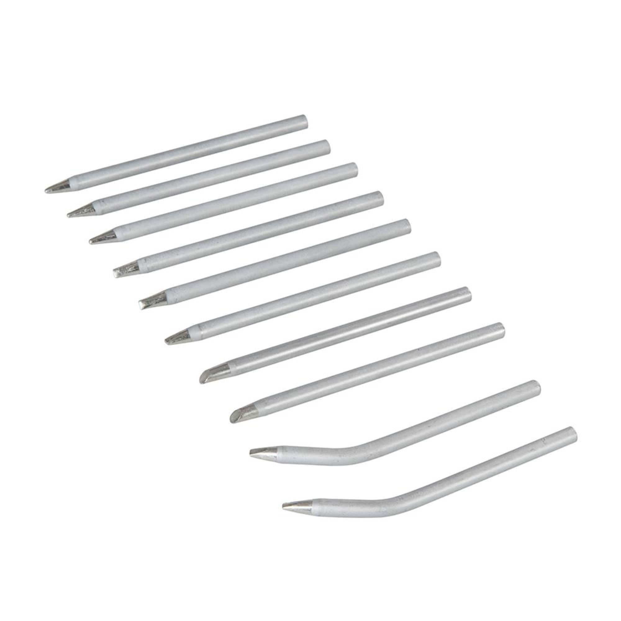4DXTO14001-1 [file:4DXTO14001-1.jpg] Soldering Iron Tips Set (10 pcs)