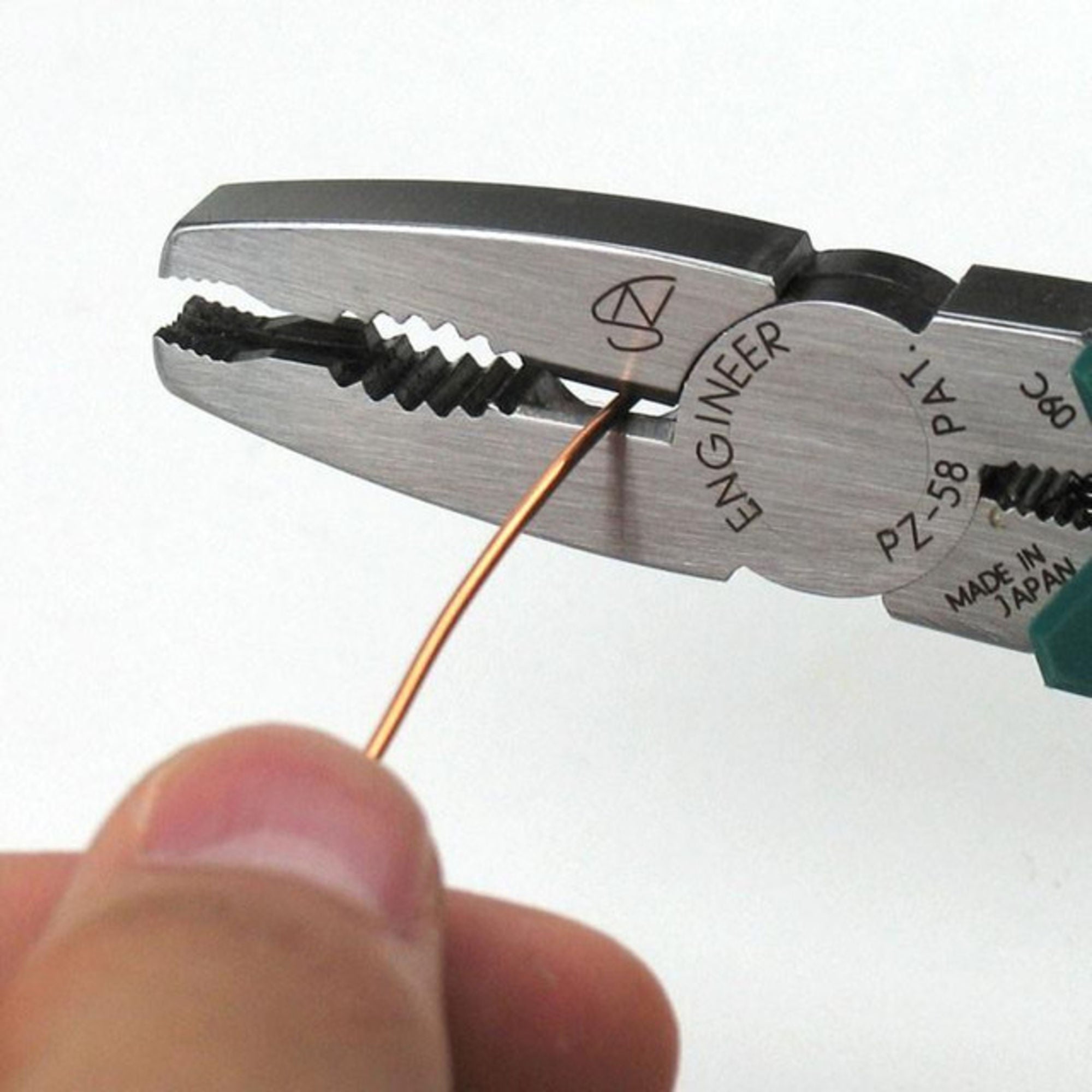 4DXTP00023-6 Pliers, PZ-58 Neji-Saurus Screw Pliers, 160mm (Combi Style, Green)