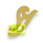 4DXTR20009-3 [file:4DXTR20009-3.jpg] French Curves (3 pcs)