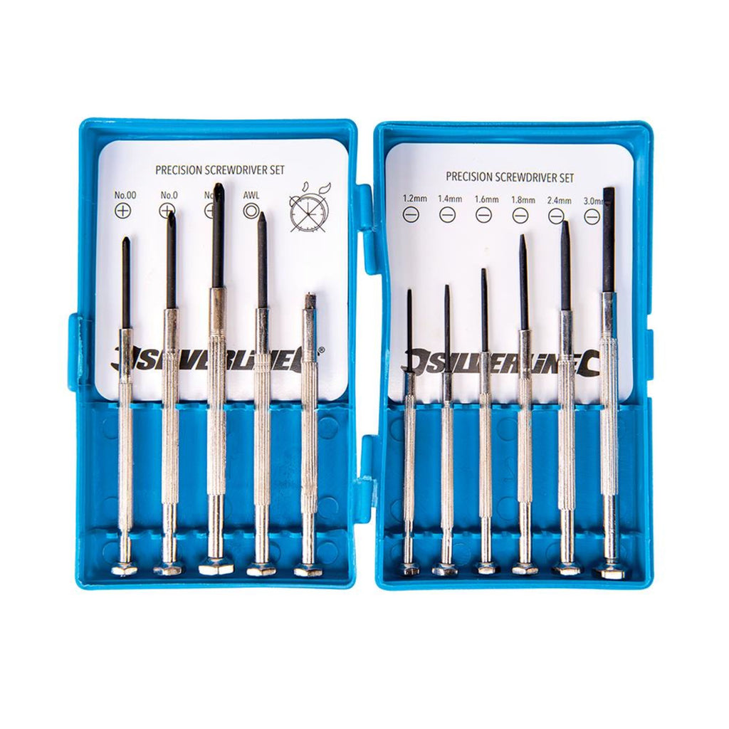 4DXTW00006 [file:4DXTW00006-1.jpg] Jewellers Screwdriver Set (11 pcs)