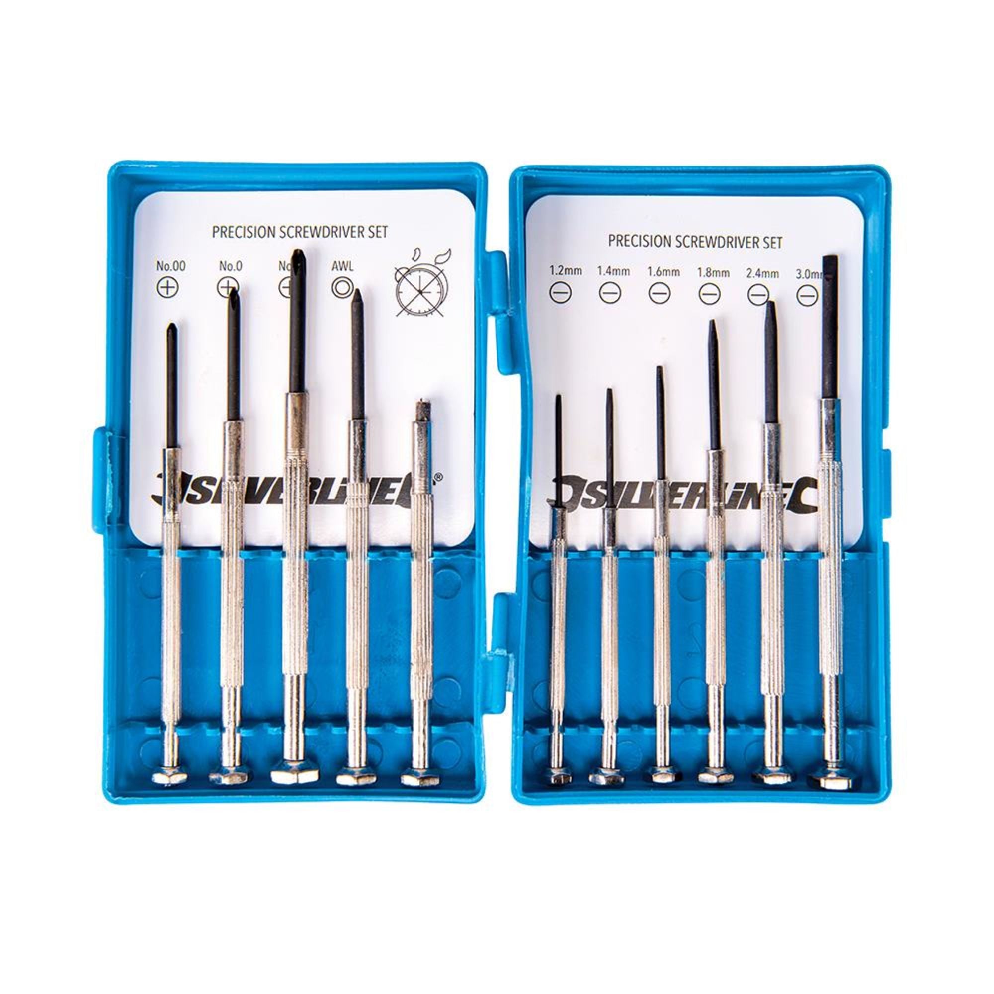 4DXTW00006 [file:4DXTW00006-1.jpg] Jewellers Screwdriver Set (11 pcs)