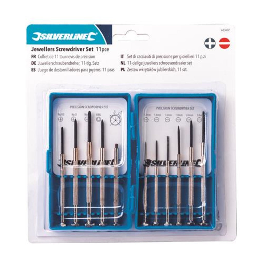 4DXTW00006-6 Jewellers Screwdriver Set (11 pcs)