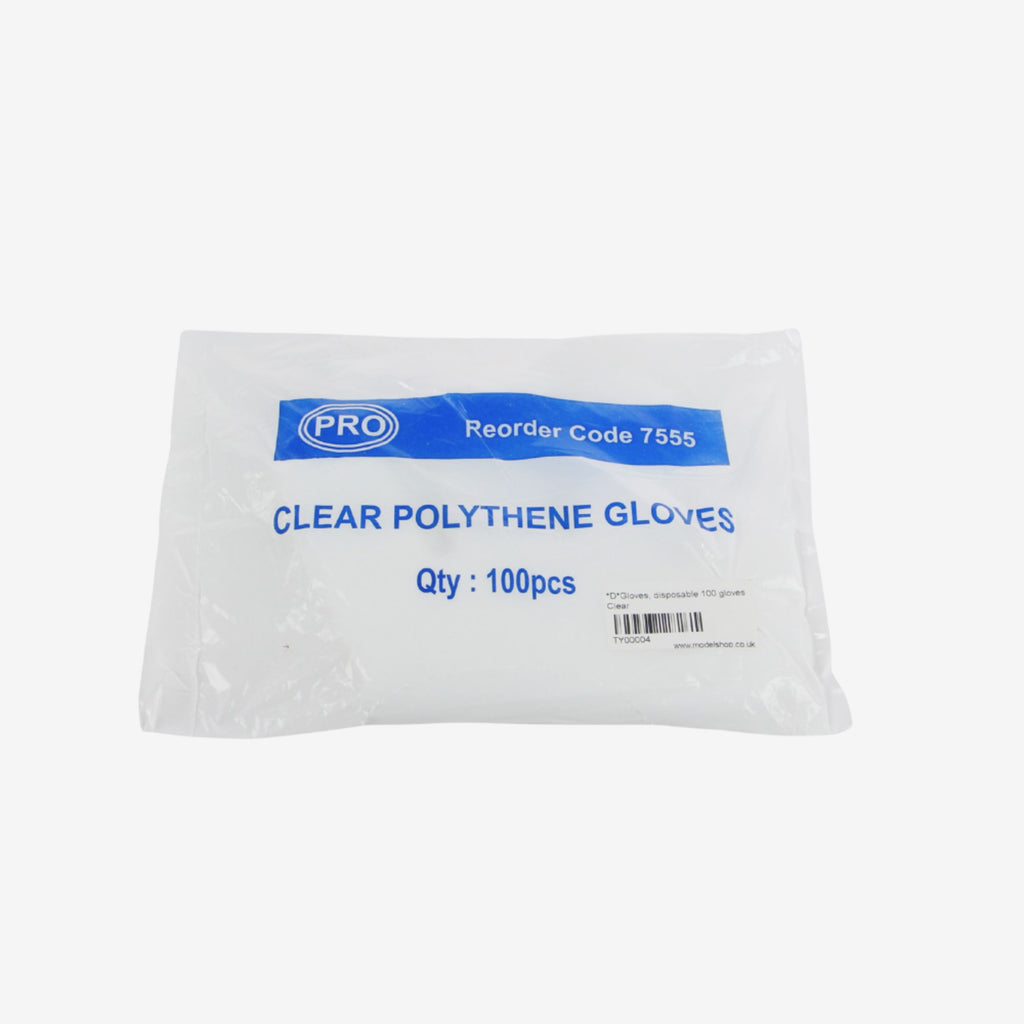 4DXTY00004-1 [file:4DXTY00004-1.jpg] Gloves, Disposable (100 pcs)