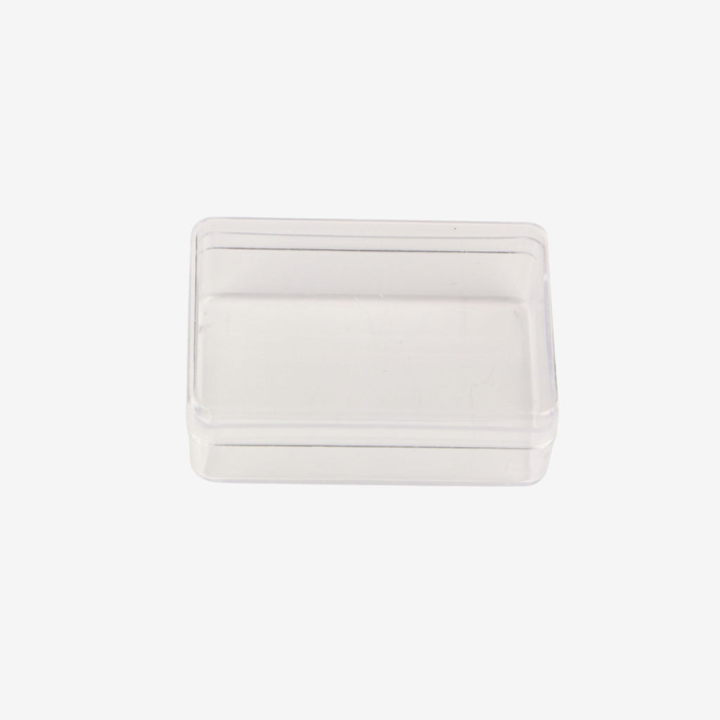 4DXTZ00031-1 [file:4DXTZ00031-1.jpg] Box, Clear With Lid 58 x 38 x 23mm