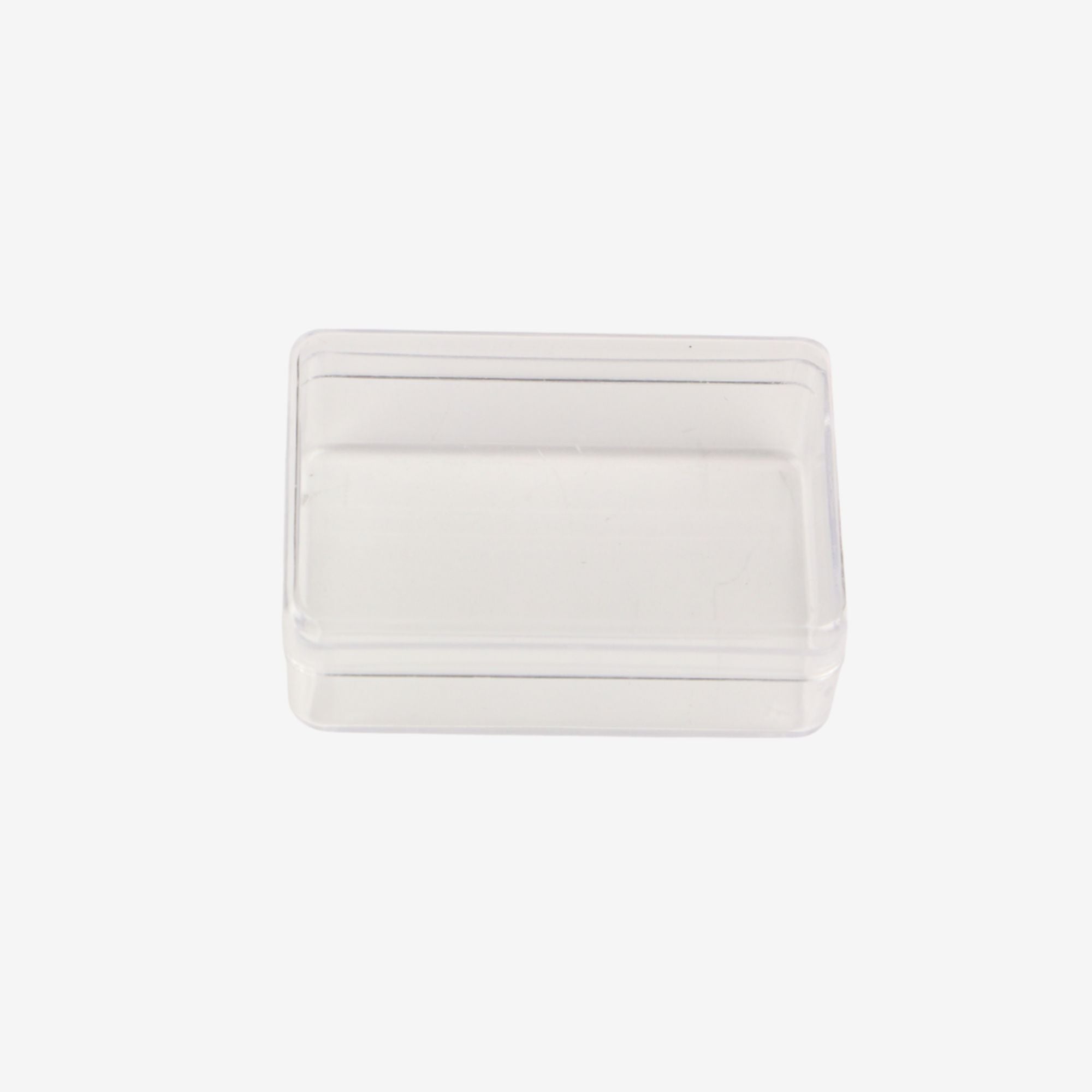 4DXTZ00031-1 Box, Clear With Lid 58 x 38 x 23mm