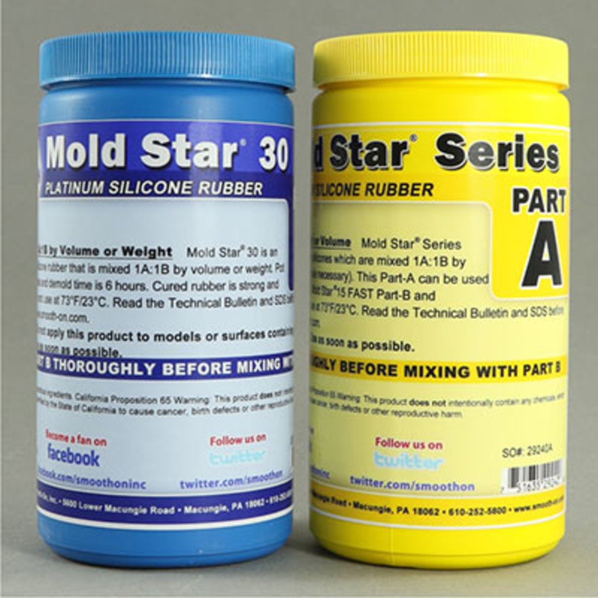 Mold Star Series Silicone Rubber - Mold Star 15 Silicone SLOW