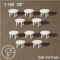 Round Tables, White