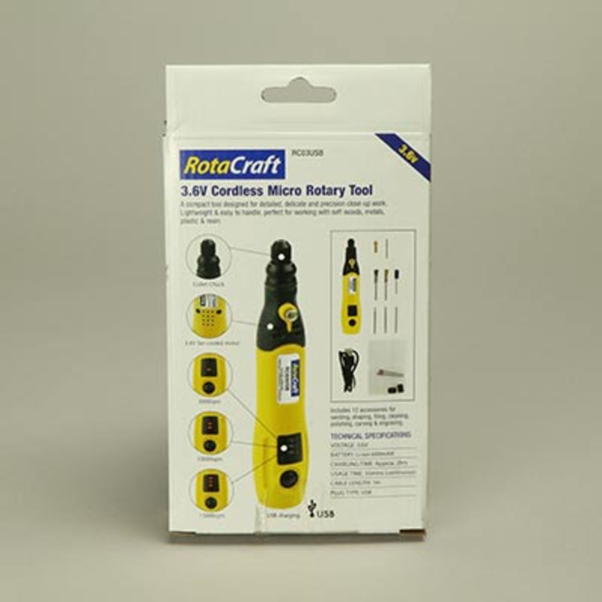 Rotacraft tool rechargeable RC03USB
